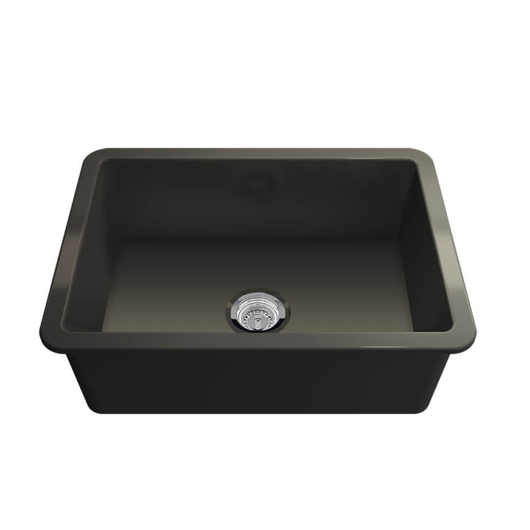 Turner Hastings Cuisine 68 x 48 Fine Fireclay Sink - Matte Black - CU68FS-MB