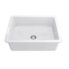 Turner Hastings Cuisine 68 x 48 Inset or Undermount Fireclay Sink - Gloss White CU68FS