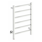 Bathroom Butler Cubic 6 Bar 530 Heated Towel Rail with PTSelect Swtich - Stainless Steel - CUB06221-PTS-POLS