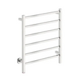 Bathroom Butler Cubic 6 Bar 650 Heated Towel Rail with PTSelect Swtich - Stainless Steel - CUB06231-PTS-POLS
