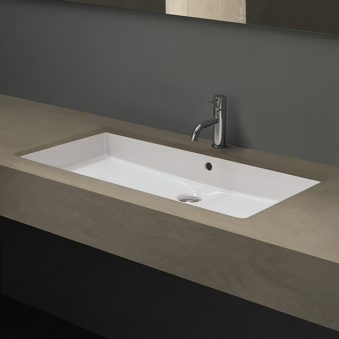 Studio Bagno Cubic 80 Undercounter Basin - Gloss White - CUBI80