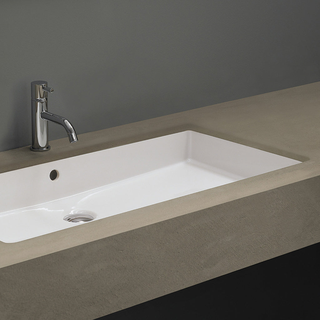 Studio Bagno Cubic 80 Undercounter Basin - Gloss White - CUBI80