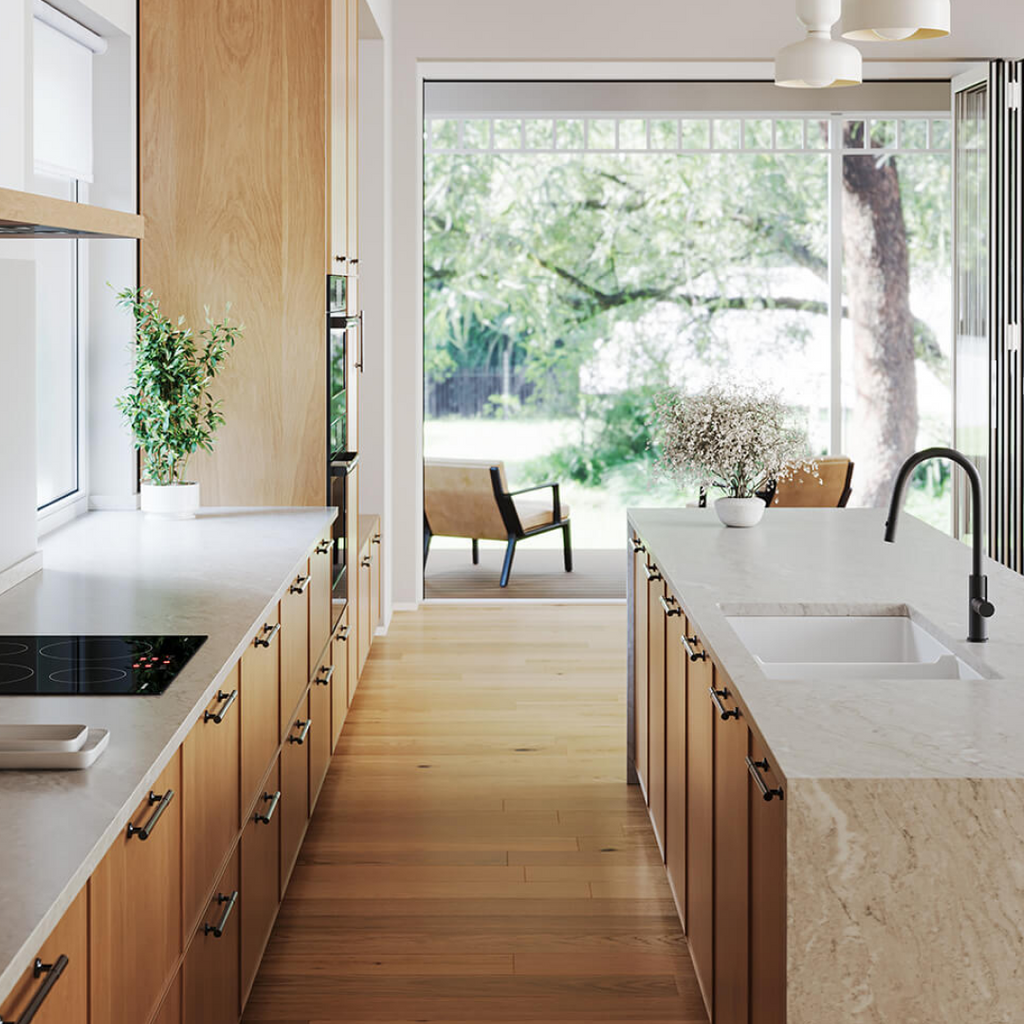 Turner Hastings Cuisine 93 x 48 1 & 1/2 Bowl Inset/Undermount Fireclay Sink - Gloss White CUD93FS