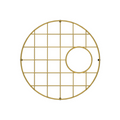 Turner Hastings Round 47 x 47 Protective Stainless Steel Grid - Brushed Brass - CUR471SSG-BB