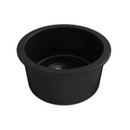 Turner Hastings Cuisine Round 47 Inset or Undermount Fireclay Sink - CUR47FS-MB
