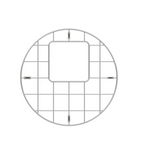 Turner Hastings Round 47 x 47 Protective Stainless Steel Grid - CUR47SSG