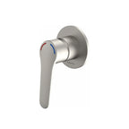 Caroma Opal Bath/Shower H/C Wall Mixer - Brushed Nickel - 99707BN