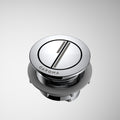 Caroma Luna Dual Flush Round Cistern Flush Button - Chrome - 415028C