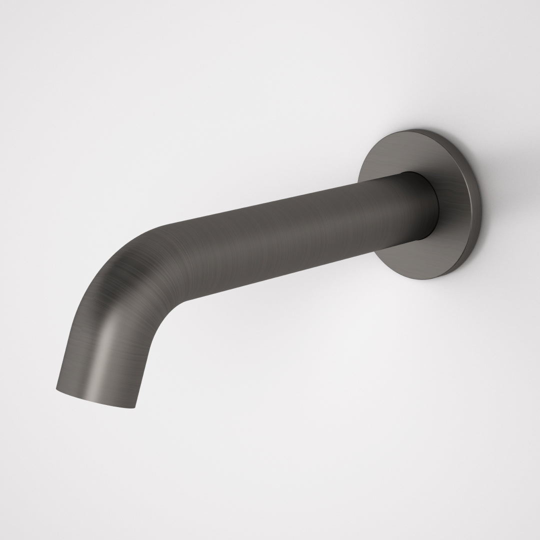 Caroma Elvire 170mm Basin Outlet - Satin Gun Metal - CAEL0030GM6A