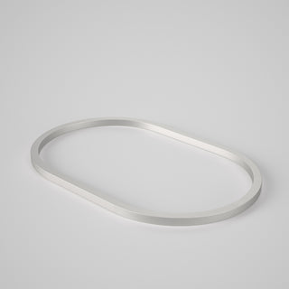 Caroma Liano II 530mm Pill Basin Dress Ring - Brushed Nickel - 687033BN