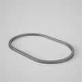 Caroma Liano II 530mm Pill Basin Dress Ring - Brushed Gun Metal - 687033GM
