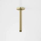 Caroma Luna Straight Arm Square Flange 210mm - Brushed Brass - 90388BB