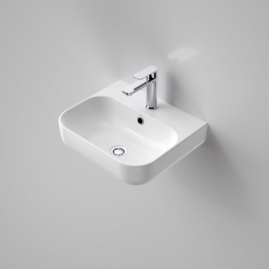 Caroma Luna Wall Hung Basin w/Tap Landing - One Taphole - 874215W