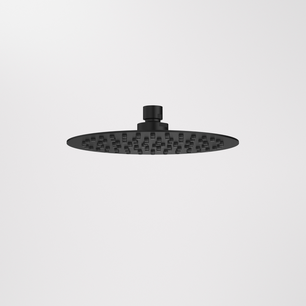 Caroma Urbane II 200mm Round Rain Shower - Matte Black - 99663B4E