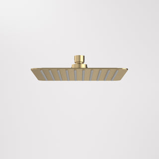 Caroma Urbane II 200mm Square Rain Shower - Brushed Brass - 99664BB4E