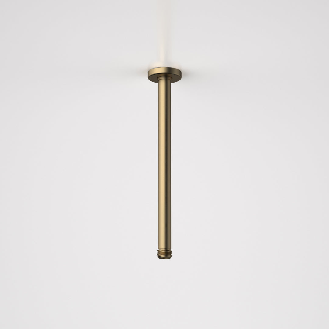 Caroma Urbane II 300mm Ceiling Shower Arm - Brushed Brass - 99639BB