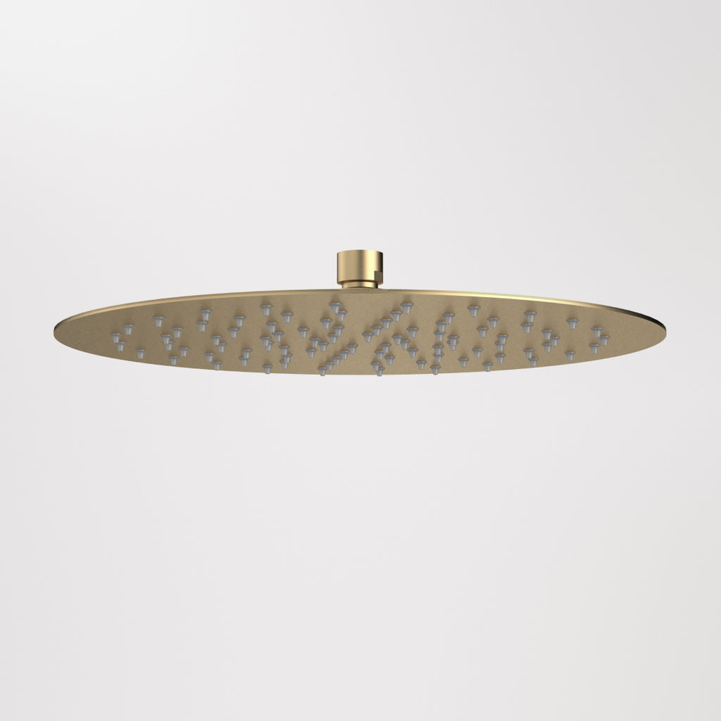Caroma Urbane II 300mm Round Rain Shower - Brushed Brass - 99634BB3A