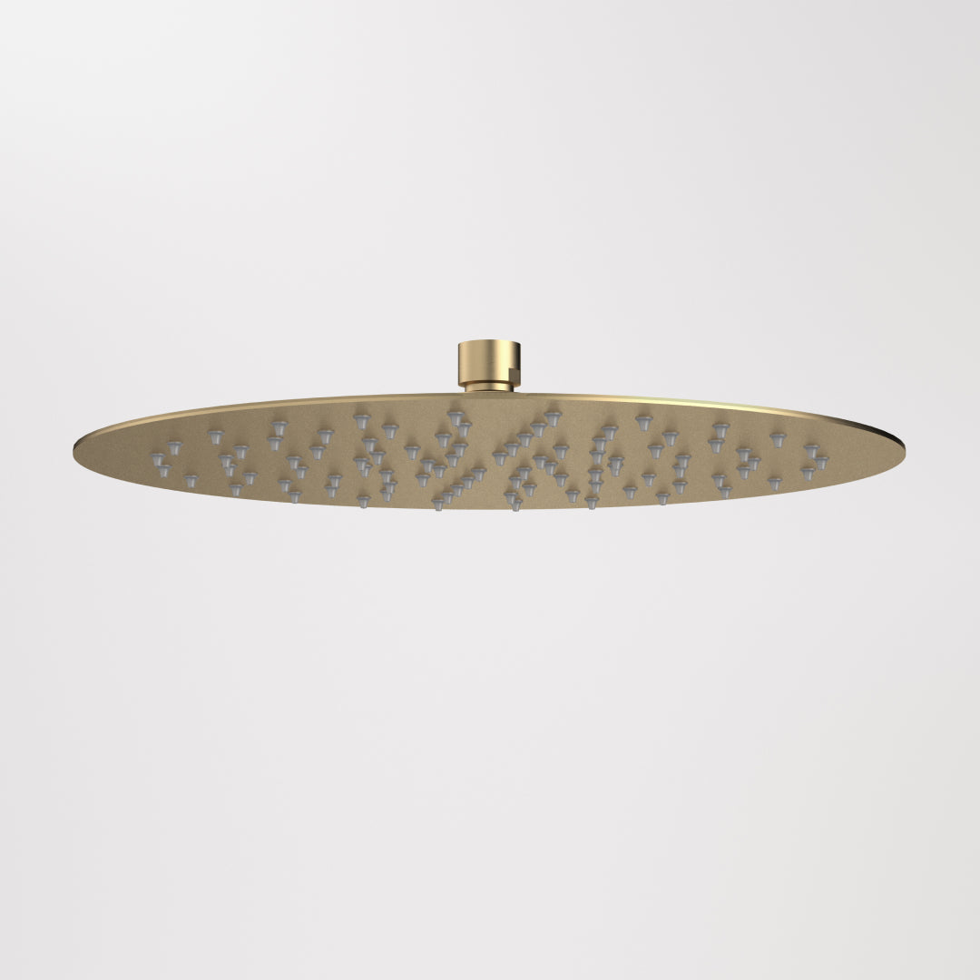 Caroma Urbane II 300mm Round Rain Shower - Brushed Brass - 99634BB3A