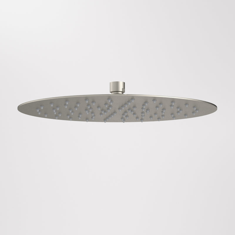 Caroma Urbane II 300mm Round Rain Shower - Brushed Nickel