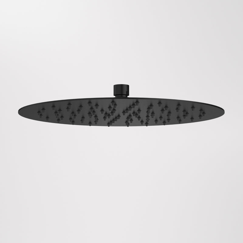 Caroma Urbane II 300mm Round Rain Shower - Matte Black