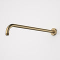 Caroma Urbane II 415mm Right Angled Shower Arm - Brushed Brass - 99641BB