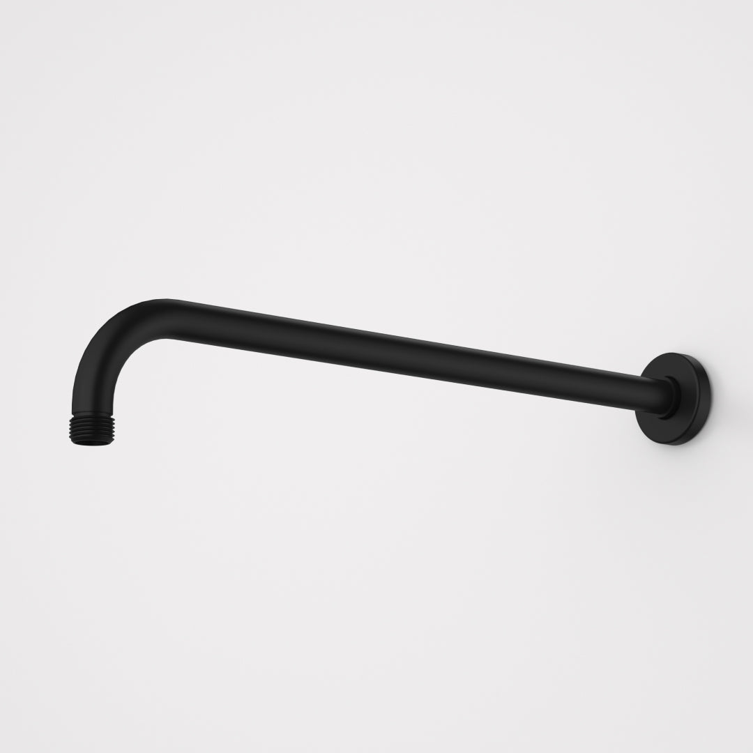 Caroma Urbane II 415mm Right Angled Shower Arm - Matte Black - 99641B