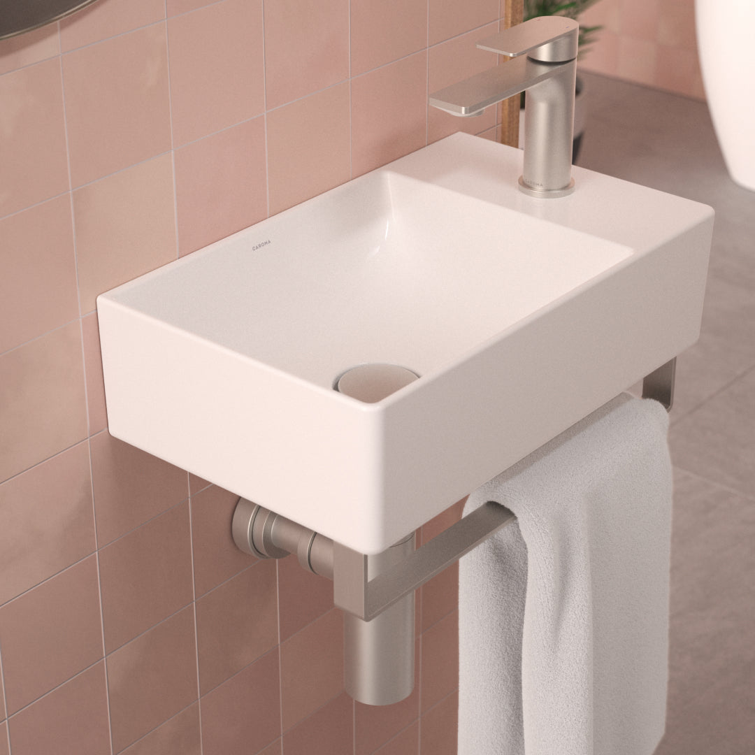 Caroma Urbane II Hand Wall Basin - One Taphole - 879010W