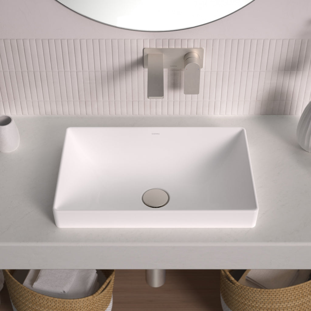 Caroma Urbane II Inset Basin - Gloss White - 878200W