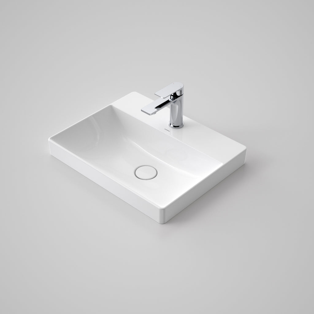 Caroma Urbane II Inset Basin w/Tap Landing - One Taphole - 878310W