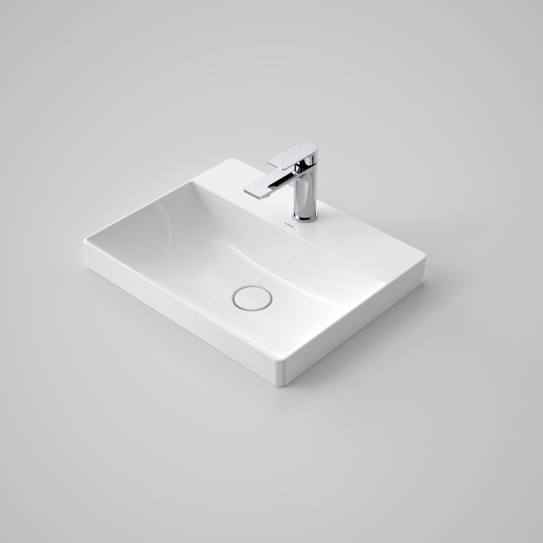 Caroma Urbane II Inset Basin w/Tap Landing - One Taphole - 878310W