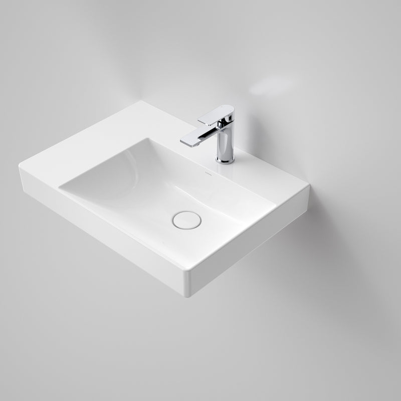 Caroma Urbane II Left Hand Wall Hung Basin - One Taphole