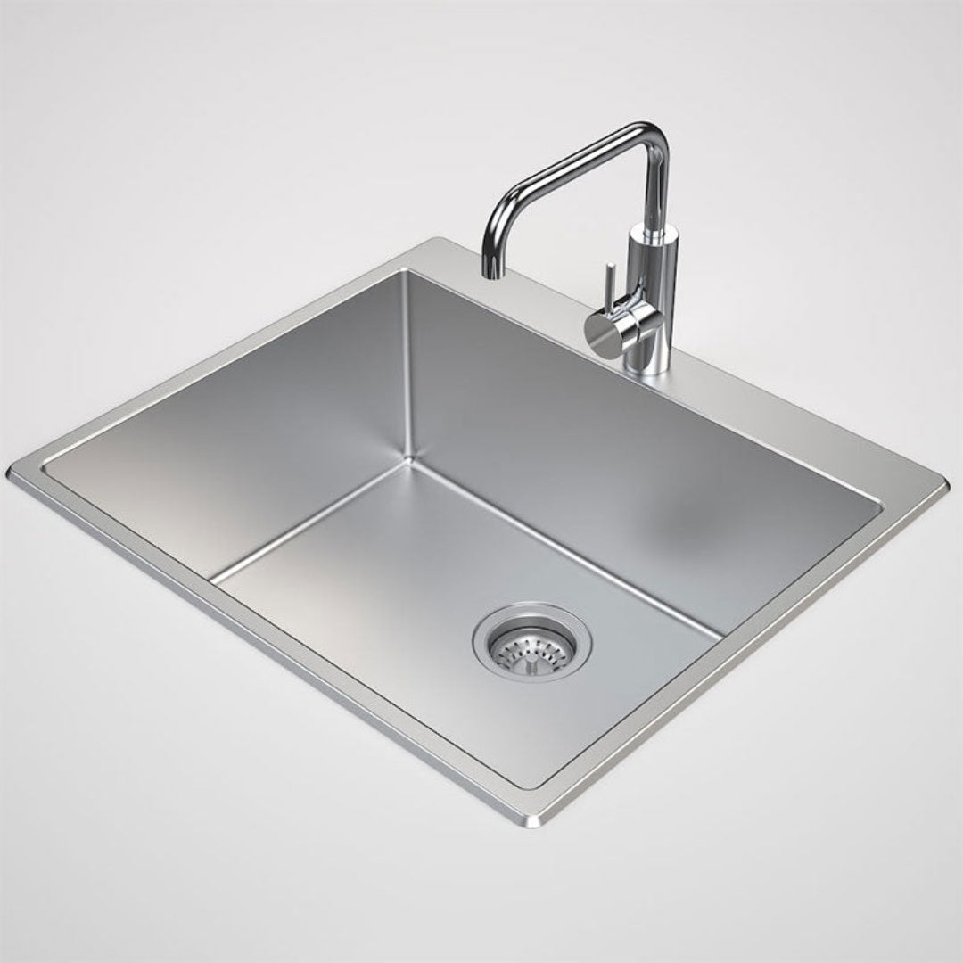 Caroma Compass 70L Flushline Laundry Tub - 1TH - CO9900.1