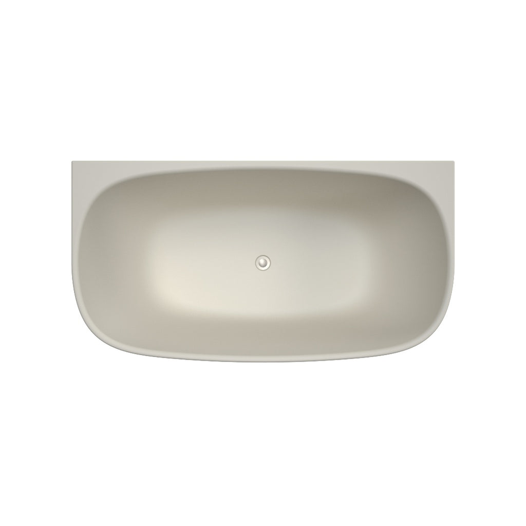 Caroma Contura II 1500mm Back to Wall Freestanding Bath - Matte Clay - CII5WFMC