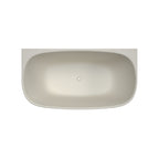 Caroma Contura II 1500mm Back to Wall Freestanding Bath - Matte Clay - CII5WFMC