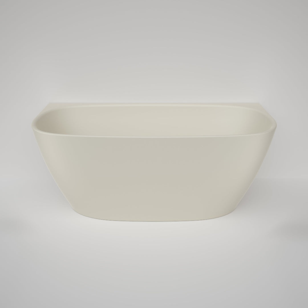Caroma Contura II 1500mm Back to Wall Freestanding Bath - Matte Clay - CII5WFMC