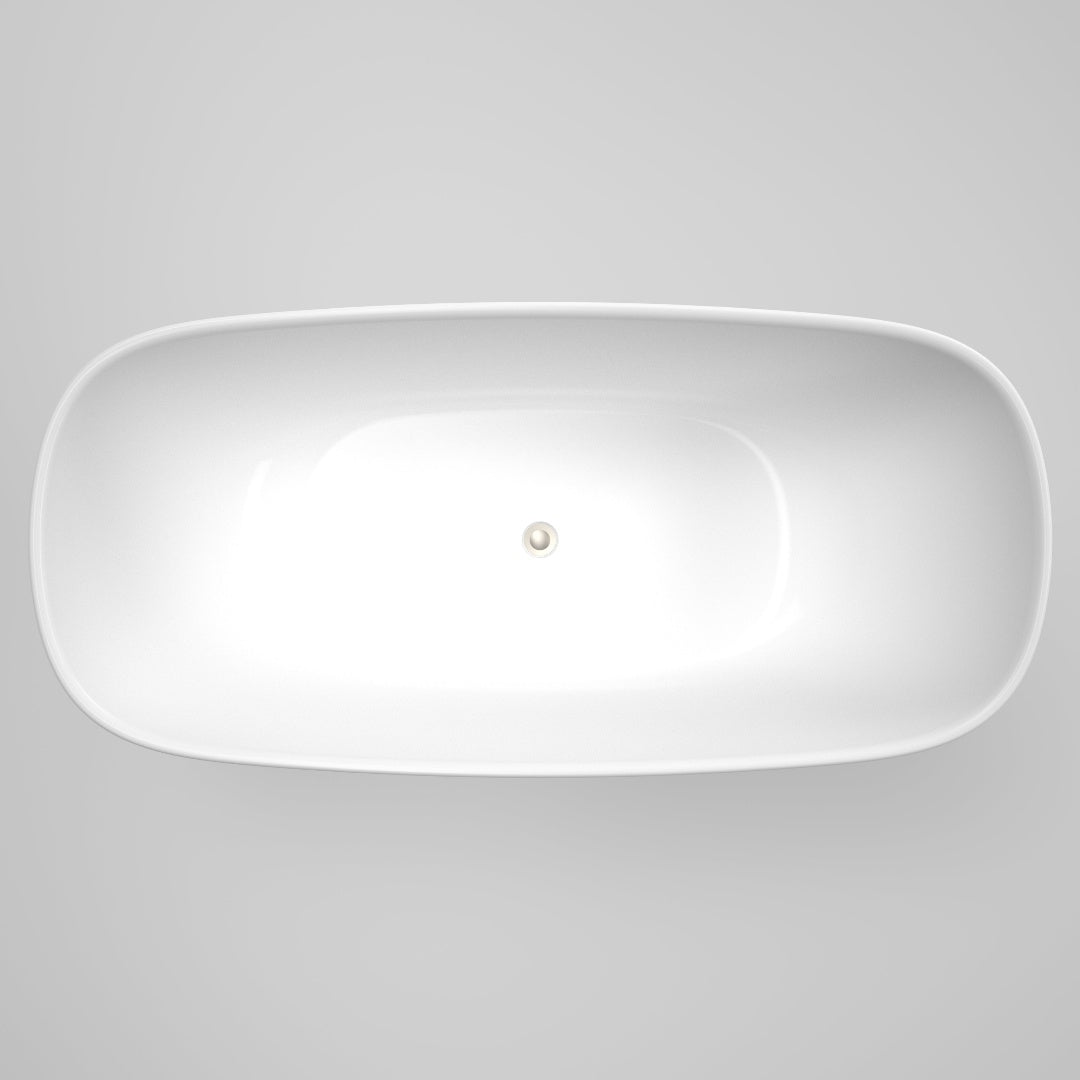 Caroma Contura II 1700 Freestanding Bath – Gloss White - CII7FSW