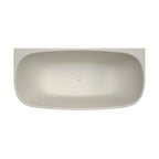 Caroma Contura II 1700mm Back to Wall Freestanding Bath - Matte Clay - CII7WFMC