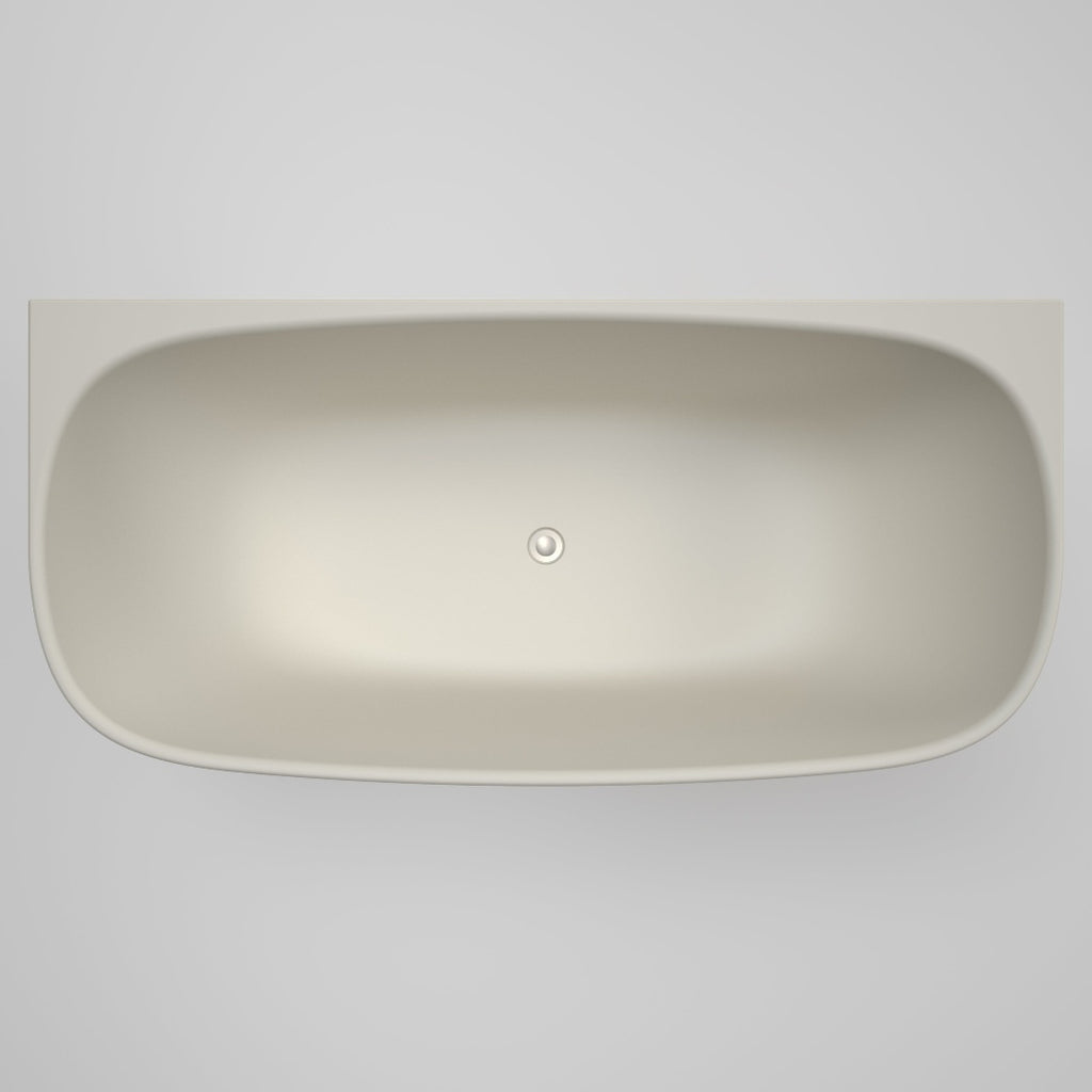 Caroma Contura II 1700mm Back to Wall Freestanding Bath - Matte Clay - CII7WFMC