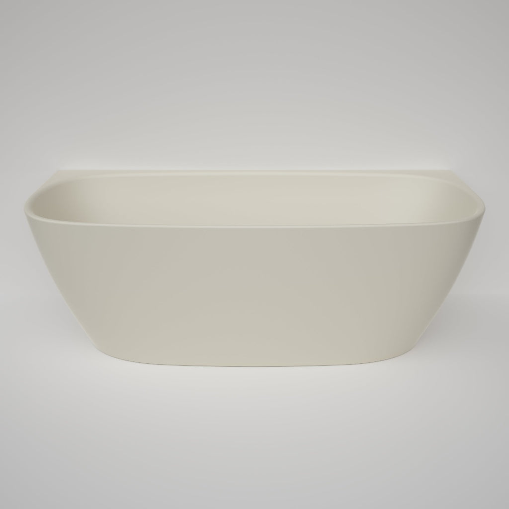 Caroma Contura II 1700mm Back to Wall Freestanding Bath - Matte Clay - CII7WFMC