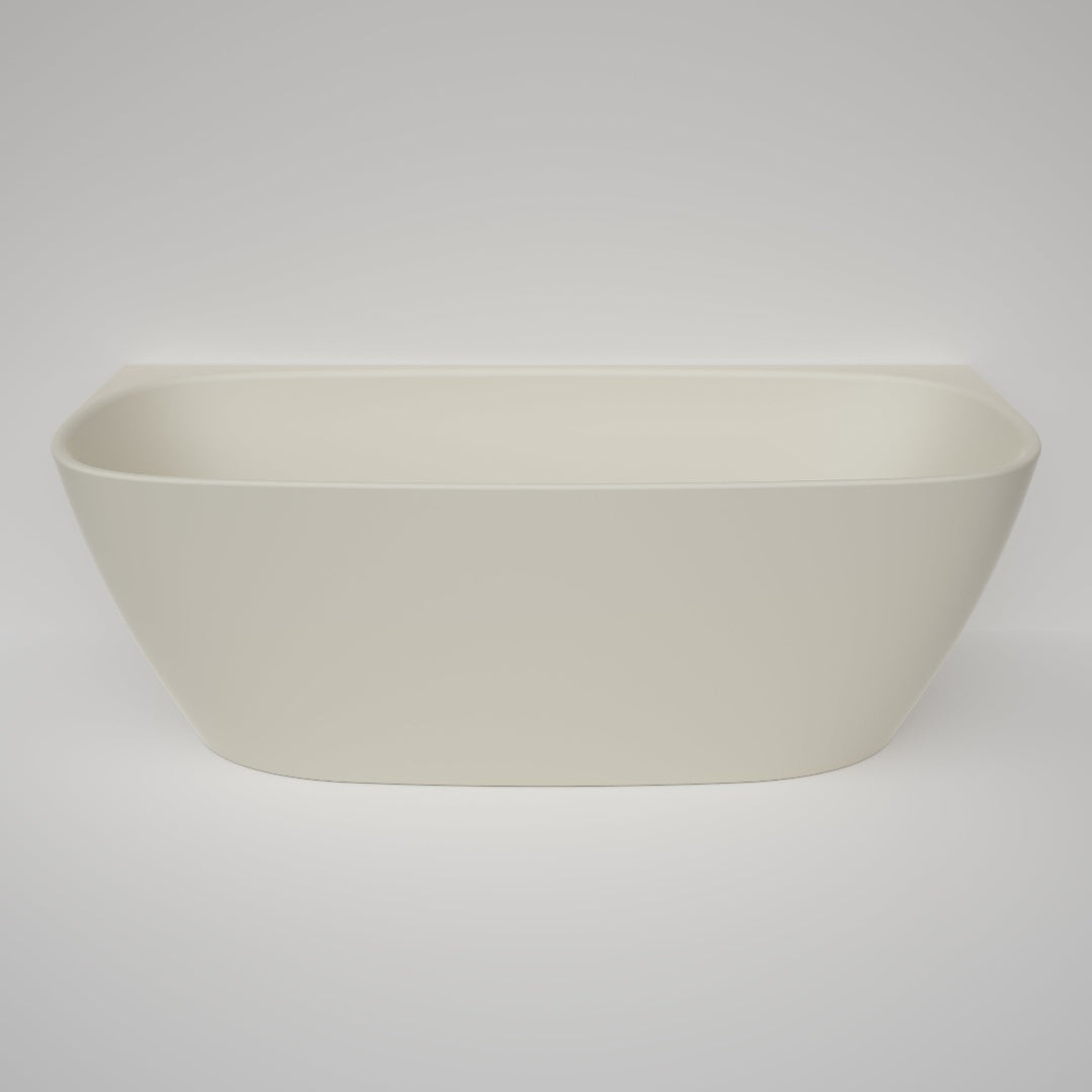 Caroma Contura II 1700mm Back to Wall Freestanding Bath - Matte Clay - CII7WFMC