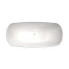 Caroma Contura II 1700mm Freestanding Bath - Matte White - CII7FSMW