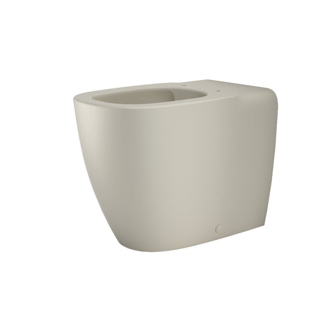 Caroma Contura II Cleanflush® Wall Faced Clay 4s Pan GermGard®- Bottom Inlet