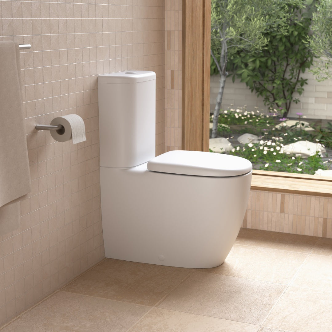 Caroma Contura II Cleanflush® Wall Faced Close Coupled Suite - Back Entry - 848801W