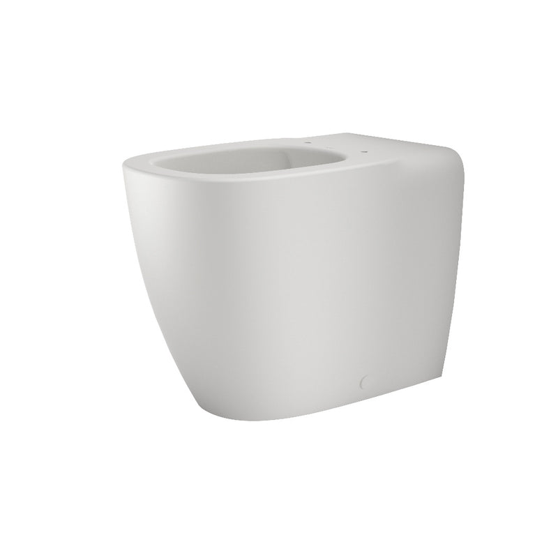 Caroma Contura II Cleanflush® Wall Faced Matte White 4s Pan GermGard®- Bottom Inlet