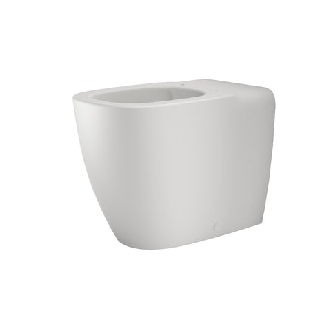 Caroma Contura II Cleanflush® Wall Faced Matte White 4s Pan GermGard®- Bottom Inlet