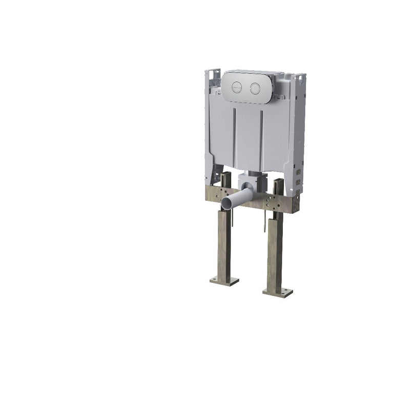 Caroma Contura II Cleanflush® Wall Hung Invisi Series II® Suite GermGard®Uc - Matte White - Black Flush Plate