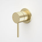 Caroma Liano II Bath-Shower Wall Mixer - Brushed Brass - 96360BB