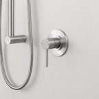 Caroma Titan Bath-Shower Wall Mixer - Stainless Steel - 99001SS