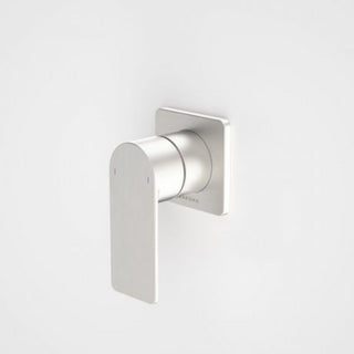 Caroma Urbane II Bath Shower Square Wall Mixer - Brushed Nickel - 99649BN