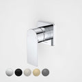 Caroma Urbane II Bath Shower Square Wall Mixer - Chrome - 99649C